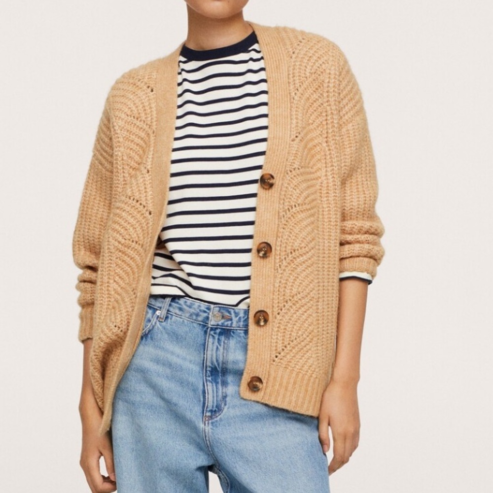Mango oversized cardigan - Picture 6 of 7